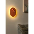 Lucide CARMINO fali lámpa fa, fém, narancs, LED, 9.8W+2.8W, 590lm+220lm, 2700K - 77292/12/55