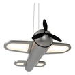 Lucide FOKKER függeszték, gyerek lámpa fém, szürke, LED, 28W, 1400lm, 2500K - 77490/26/15