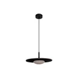 Lucide CARMINO függeszték fém, fa, fekete, barna, LED, 8W, 700lm, 2700K - 77492/07/41