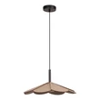 Lucide BLOMSTER függeszték fém, fa, fekete, barna, LED, 9W, 570lm, 2700K - 77493/07/41