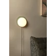 Lucide ALINDA asztali lámpa fa, üveg, zöld, opál, LED, 9W, 440lm, 3000K - 77591/15/33