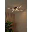 Lucide NOVAK mennyezet lámpa fém, fekete, LED, 42W, 1500lm, 2700K-4000K - 78100/42/30