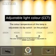 Lucide LOKERO mennyezet lámpa fém, fekete, LED, 60W, 2000lm, 2700K-4000K - 78101/60/30