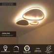 Lucide SAMLING mennyezet lámpa fém, bézs, LED, 30W, 1700lm, 2700K-4000K - 78102/30/41