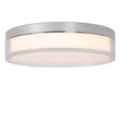 Lucide PLANO fürdőszobai mennyezet lámpa fém, akril, króm, opál, LED, 11W, 640lm, 2700K-4000K, IP44 - 78151/12/61