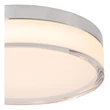 Lucide PLANO fürdőszobai mennyezet lámpa fém, akril, króm, opál, LED, 11W, 640lm, 2700K-4000K, IP44 - 78151/12/61