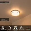 Lucide PLANO fürdőszobai mennyezet lámpa fém, akril, króm, opál, LED, 11W, 640lm, 2700K-4000K, IP44 - 78151/12/61