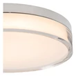 Lucide PLANO fürdőszobai mennyezet lámpa fém, akril, króm, opál, LED, 16W, 1200lm, 2700K-4000K, IP44 - 78151/18/61