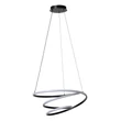 Lucide ESPIRAL függeszték fém, fekete, LED, 40W, 2500lm, 2700K-4000K - 78403/40/30