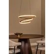 Lucide ESPIRAL függeszték fém, fekete, LED, 40W, 2500lm, 2700K-4000K - 78403/40/30