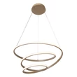 Lucide ESPIRAL függeszték fém, barna, LED, 40W, 2500lm, 2700K-4000K - 78403/40/41