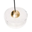 Maxlight LIPARI függeszték fém, akril, arany, áttetsző, LED, 6W, 524lm, 3000K - P0542