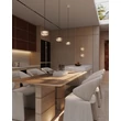 Maxlight LIPARI függeszték fém, akril, arany, áttetsző, LED, 6W, 524lm, 3000K - P0542