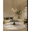 Maxlight LIPARI függeszték fém, akril, arany, áttetsző, LED, 38W, 4050lm, 3000K - P0544