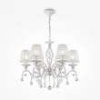 Maytoni GRACE csillár organza fehér 6x E14 - ARM247-06-G