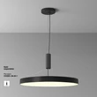 Maytoni ZON mennyezet lámpa fém, fekete, LED, 3000K, 90W, 4900lm - C032CL-90W3K-RD-B