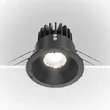 Maytoni Zoom beépíthető szpot lámpa fém, fekete, LED, 3000K, 12W, 890lm, IP65 - DL034-L12W3K-D-B