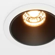Maytoni ALFA beépíthető szpot lámpa fém, fehér, fekete, LED, 10W, 2700K, 500Lm - DL043-01-10W2.7K-RD-WB-DE