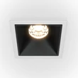 Maytoni Alfa LED beépíthető szpot lámpa fém, műanyag, fehér, fekete, LED, 4000K, 10W, 500lm - DL043-01-10W4K-SQ-WB