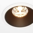 Maytoni ALFA beépíthető szpot lámpa fém, fehér, fekete, LED, 15W, 2700K, 750Lm - DL043-01-15W2.7K-RD-WB-DE