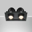 Maytoni HIDDEN beépíthető szpot lámpa fém, műanyag, fekete, LED, 3000K, 20W, 1400lm - DL095-02-10W3K-B