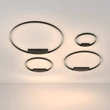 Maytoni RIM mennyezet lámpa fém, fekete, LED, 3000K, 25W, 1200lm - MOD058CL-L25B3K