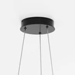 Maytoni RIM függeszték fém, műanyag, fekete, fehér, LED, CCT, 36W - MOD058PL-L32BK