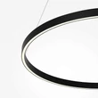 Maytoni RIM függeszték fém, műanyag, fekete, fehér, LED, 51W, CCT - MOD058PL-L42BK