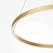 Maytoni RIM függeszték fém, műanyag, sárgaréz, fehér, LED, 51W, CCT - MOD058PL-L42BSK