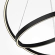 Maytoni RIM függeszték fém, műanyag, fekete, fehér, LED, 83W, CCT - MOD058PL-L74BK