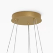 Maytoni RIM függeszték fém, műanyag, sárgaréz, fehér, LED, 83W, CCT - MOD058PL-L74BSK