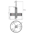 Maytoni FRAME függeszték fém, üveg, arany, fehér, E14 - MOD174PL-06G