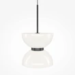 Maytoni KYOTO függeszték fém, üveg, fekete, fehér, LED, 3000K, 11W, 1300lm - MOD178PL-L11B3K