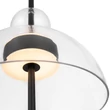 Maytoni BANGKOK függeszték fém, üveg, fekete, áttetsző, LED, 3000K, 12W, 1200lm - MOD185PL-L6B3K1