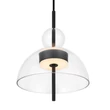 Maytoni BANGKOK függeszték fém, üveg, fekete, áttetsző, LED, 3000K, 12W, 1200lm - MOD185PL-L6B3K1