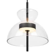 Maytoni BANGKOK függeszték fém, üveg, fekete, áttetsző, LED, 3000K, 12W, 1200lm - MOD185PL-L6B3K2