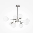 Maytoni ERICH függeszték üveg fehér 8x E14 - MOD221-PL-08-N