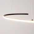 Maytoni CURVE függeszték fém, fekete, LED, 3000K-4000K, 31W, 1600lm - MOD242PL-L33BK