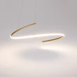 Maytoni CURVE függeszték fém, sárgaréz, LED, 2600K-3500K, 31W, 2100lm - MOD242PL-L33BSK