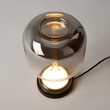 Maytoni SPIRITO asztali lámpa fém, üveg, fekete, füstszín, LED, 13W, 3000K, 1600Lm - MOD286TL-L8B3K