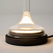 Maytoni SPIRITO asztali lámpa fém, üveg, fekete, füstszín, LED, 13W, 3000K, 1600Lm - MOD286TL-L8B3K