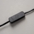 Maytoni SPIRITO asztali lámpa fém, üveg, fekete, füstszín, LED, 13W, 3000K, 1600Lm - MOD286TL-L8B3K