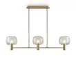 Maytoni Vision függeszték fém, üveg, arany, E14 - MOD411PL-03G