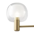 Maytoni Vision függeszték fém, üveg, arany, E14 - MOD411PL-03G