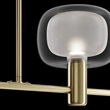Maytoni Vision függeszték fém, üveg, arany, E14 - MOD411PL-03G