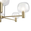 Maytoni Vision függeszték fém, üveg, arany, E14 - MOD411PL-06G