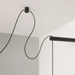 Maytoni TWINS függeszték fém, üveg, fekete, fehér, LED, 20W, 3000K, 1400Lm - MOD427PL-L20B3K1