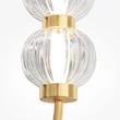 Maytoni AMULET függeszték fém, üveg, arany, áttetsző, LED, 3000K, 16W, 700lm - MOD555PL-L11G3K