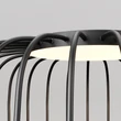 Maytoni WISP kültéri állólámpa fém, grafit, LED, 18W, 3000K, 850 Lm, IP 54 - O478FL-L18GF3K