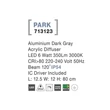 NovaLuce Park kültéri állólámpa fém, műanyag, szürke, LED, 3000K, 6W, 350lm, IP54 - NL-713123